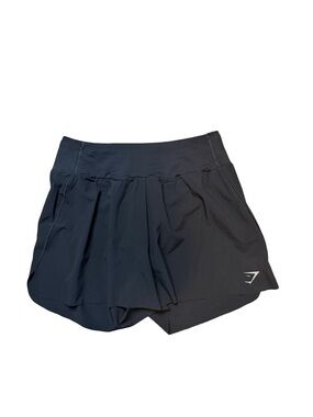 GYMSHARK Athletic Running Shorts Black Size Large